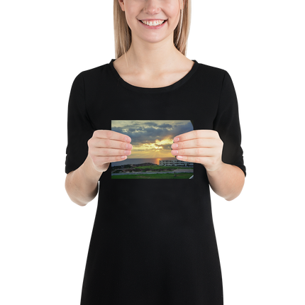 Natural View Poster with Groundfloor with House Logo