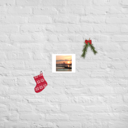 Evening Glow Poster with realestatematching with key Logo