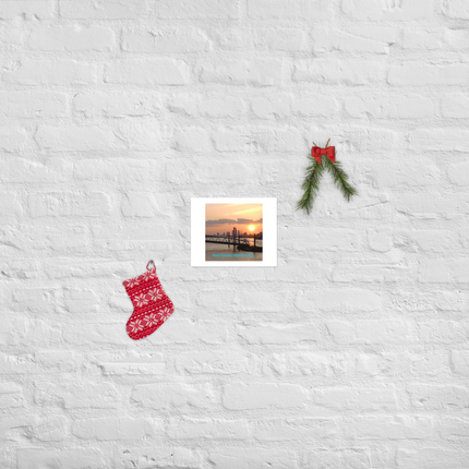 Evening Glow Poster with realestatematching24 without key Logo