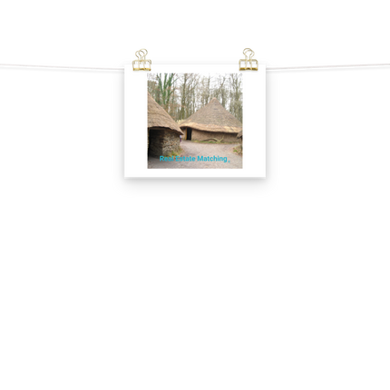 Village Charm Poster with realestatematching without key Logo