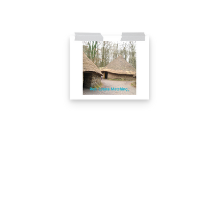 Village Charm Poster with realestatematching without key Logo