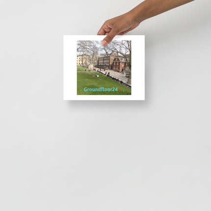 Beutiful Park Poster with Groundfloor24 with House Logo