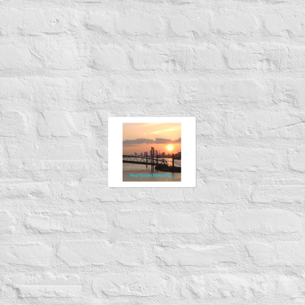 Evening Glow Poster with realestatematching without key Logo