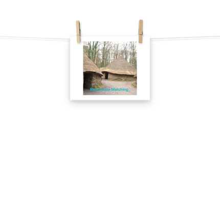 Village Charm Poster with realestatematching without key Logo