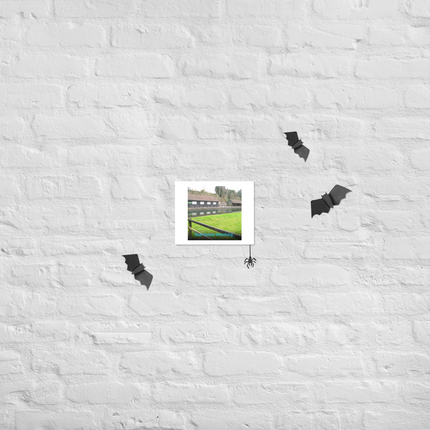 Lakeside Serenity Poster with realestatematching without key Logo