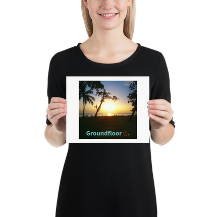 Beutiful Sea View Poster with Groundfloor with House Logo