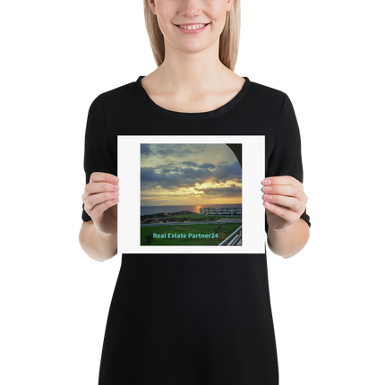Natural View Poster with realestatepartner24 with house Logo
