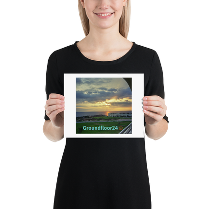 Natural View Poster with Groundfloor24 with House Logo