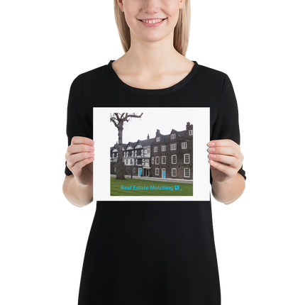 Beutiful Palace Poster with realestatematching with key Logo
