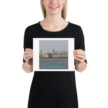 Riverside Beauty Poster with realestatematching24 without key Logo