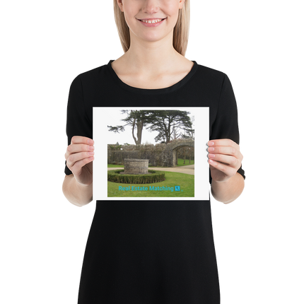 Nature's Wonders Poster with realestatematching with key Logo