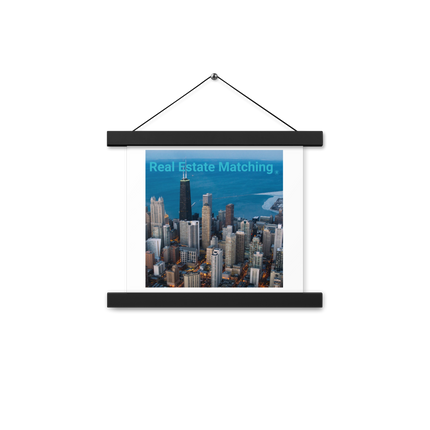 Beutiful Sinari Poster with hangers with Real Estate Matching Logo