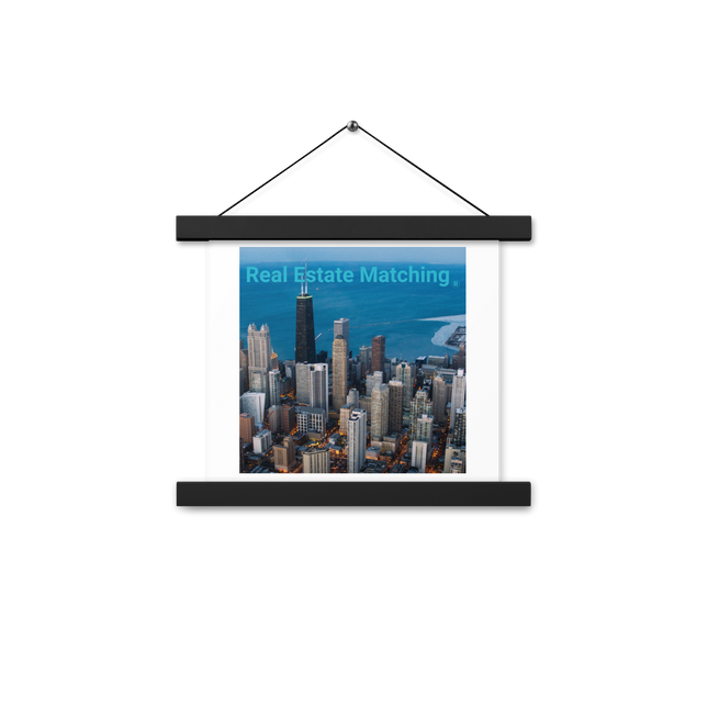 Beutiful Sinari Poster with hangers with Real Estate Matching Logo