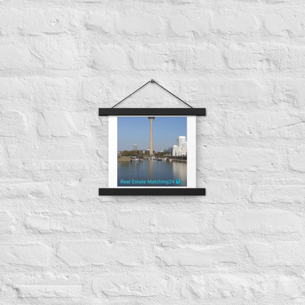 Lovely Sinari Poster with hangers with Real Estate Matching24 Logo
