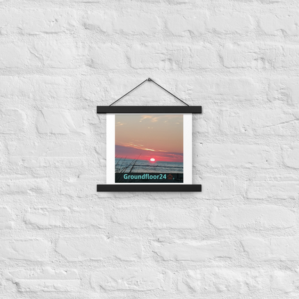 Beutiful Poster with hangers with Groundfloor24 Logo