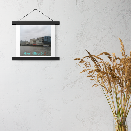 Beautiful Place Poster with hangers with Groundfloor24 Logo