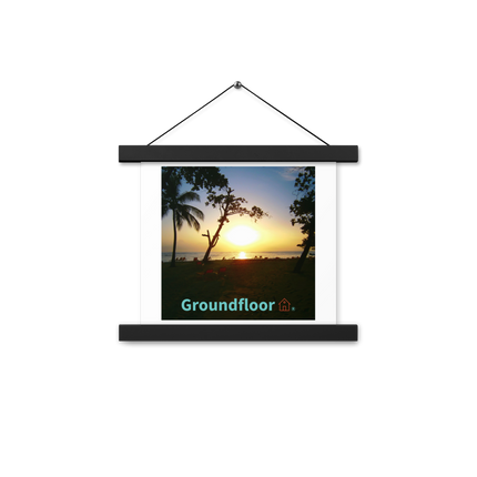 Beautiful Sea View Poster with hangers with Groundfloor with House Logo