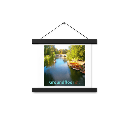 Beautiful Nature Poster with hangers with Groundfloor with House Logo