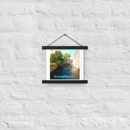 Beautiful Canel Poster with hangers with Groundfloor24 without House Logo