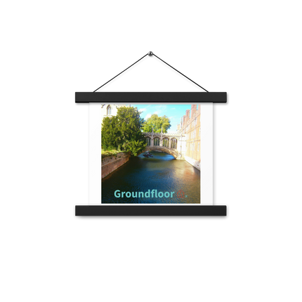 Beautiful Canel Poster with hangers with Groundfloor with House Logo