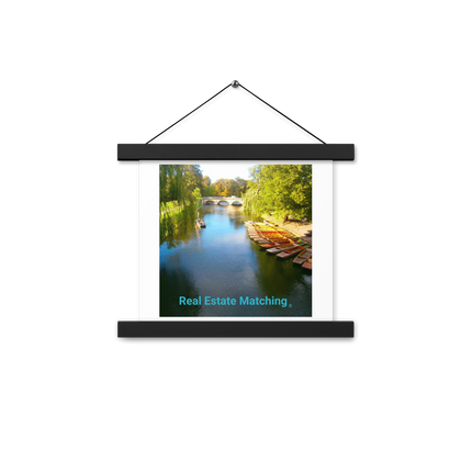 Beautiful Nature Poster with hangers with realestatematching without key Logo