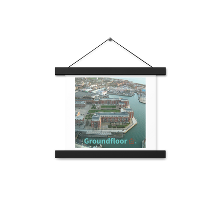 Nice City Poster with hangers with Groundfloor with House Logo