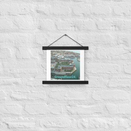Nice City Poster with hangers with Groundfloor24 without House Logo