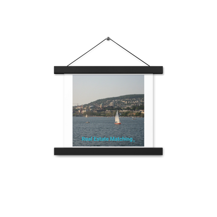 Beautiful River & Hills Sinari Poster with hangers with realestatematching without key Logo