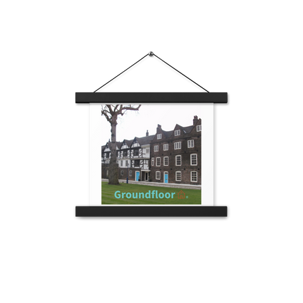 Beautiful Palace Poster with hangers with Groundfloor with House Logo