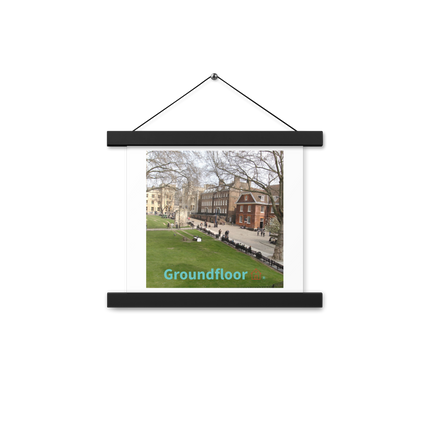 Beautiful Park Poster with hangers with Groundfloor with House Logo
