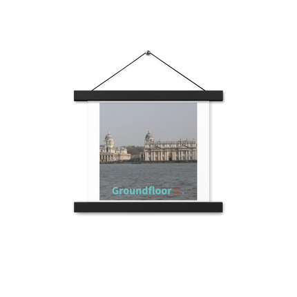 Riverside Beauty Poster with hangers with Groundfloor with House Logo