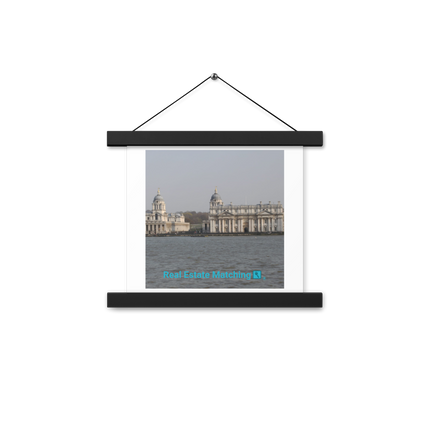 Riverside Beauty Poster with hangers with realestatematching with key Logo