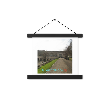 Majestic Palace Poster with hangers with Groundfloor with House Logo