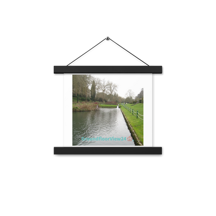 Lakeside Beauty Poster with hangers with groundfloorview24 with House Logo
