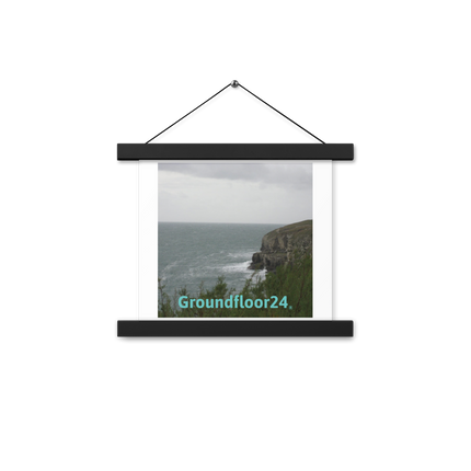 Seaside Serenity Palace Poster with hangers with Groundfloor24 without House Logo