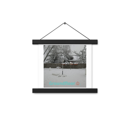 Winter Wonderland Poster with hangers with Groundfloor with House Logo