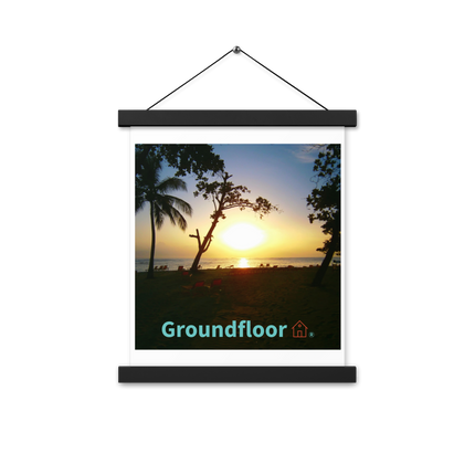 Beautiful Sea View Poster with hangers with Groundfloor with House Logo