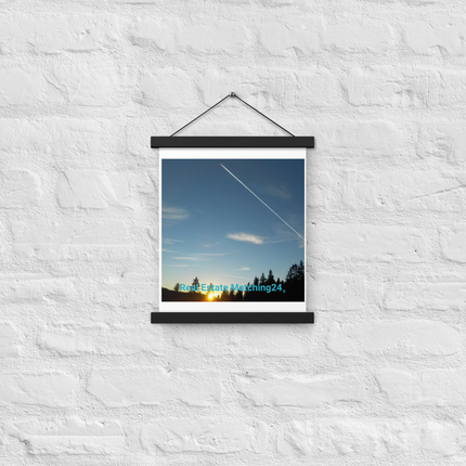 Attractive Sinari Poster with hangers with realestatematching24 without key Logo