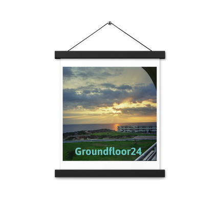 Natural View Poster with hangers with Groundfloor24 without House Logo