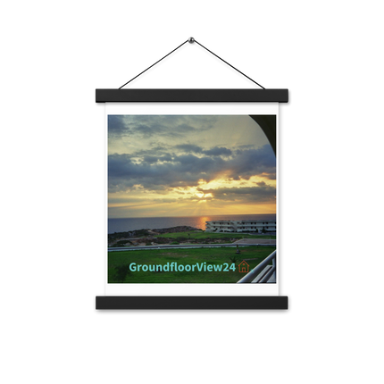 Natural View Poster with hangers with groundfloorview24 with House Logo