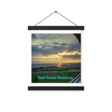 Natural View Poster with hangers with realestatematching without key Logo