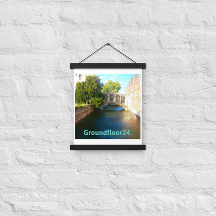 Beautiful Canel Poster with hangers with Groundfloor24 without House Logo
