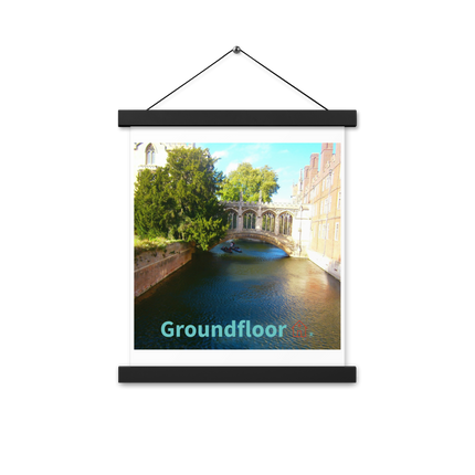 Beautiful Canel Poster with hangers with Groundfloor with House Logo