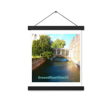 Beautiful Canel Poster with hangers with groundfloorview24 with House Logo