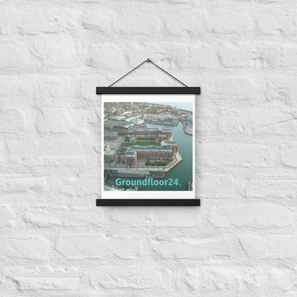 Nice City Poster with hangers with Groundfloor24 without House Logo