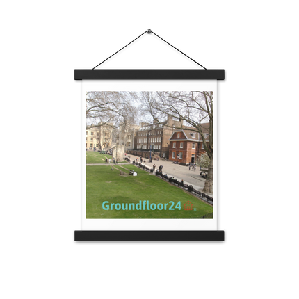 Beautiful Park Poster with hangers with Groundfloor24 with House Logo