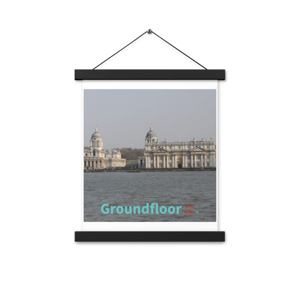 Riverside Beauty Poster with hangers with Groundfloor with House Logo