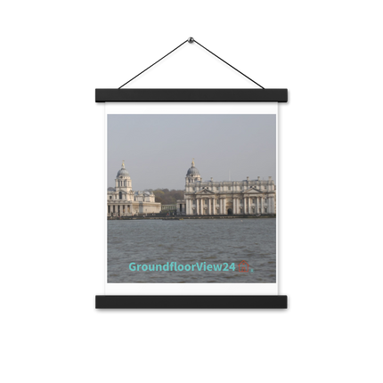 Riverside Beauty Poster with hangers with groundfloorview24 with House Logo