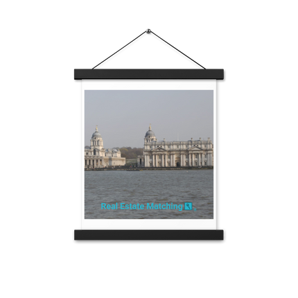 Riverside Beauty Poster with hangers with realestatematching with key Logo
