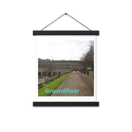 Majestic Palace Poster with hangers with Groundfloor with House Logo